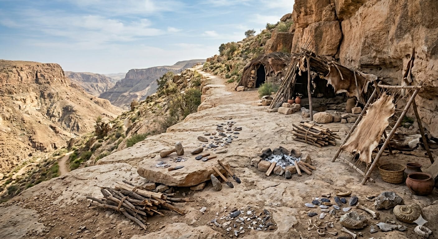 الكرك في العصر الحجري القديم