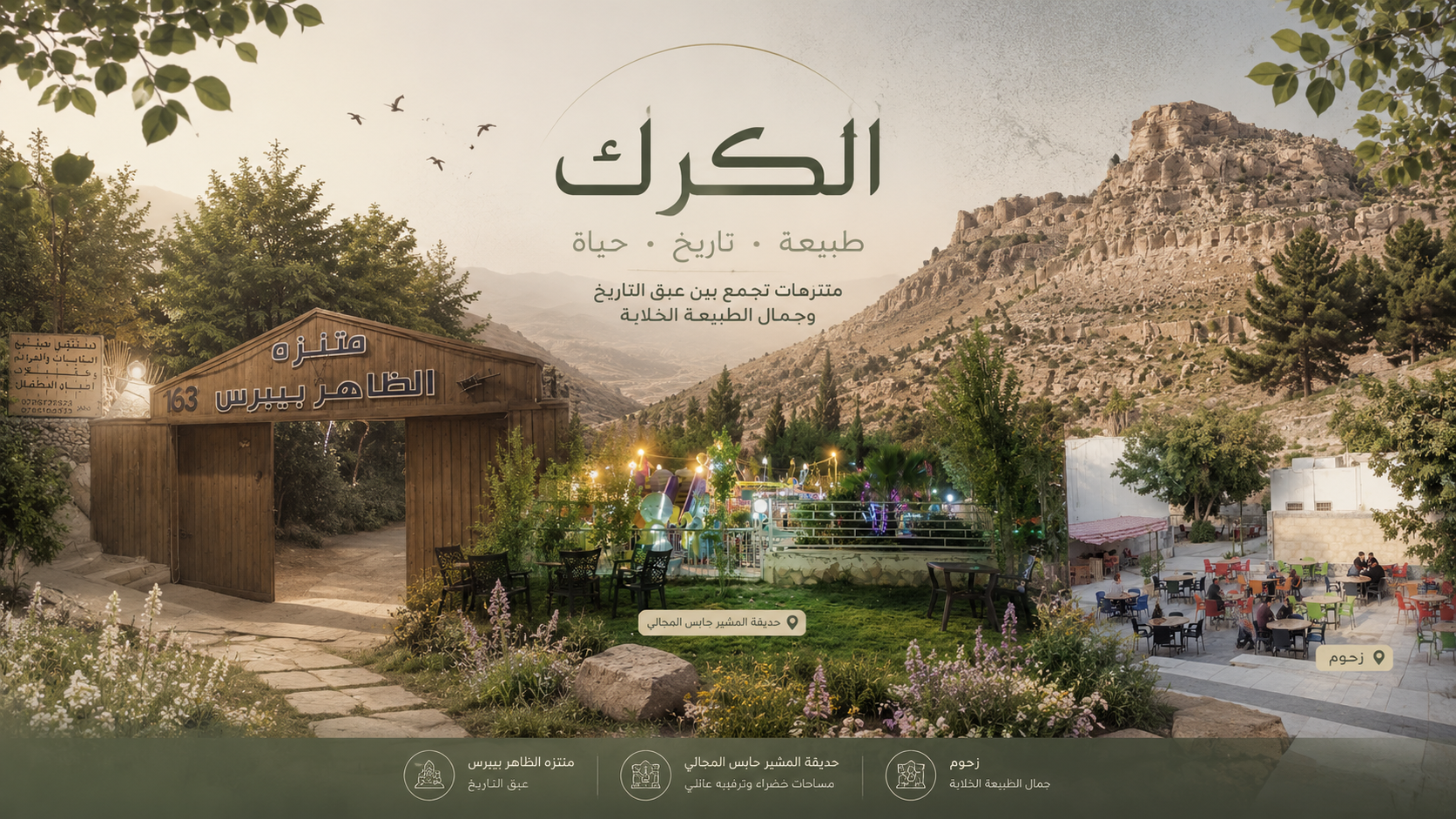 منتزهات وحدائق الكرك